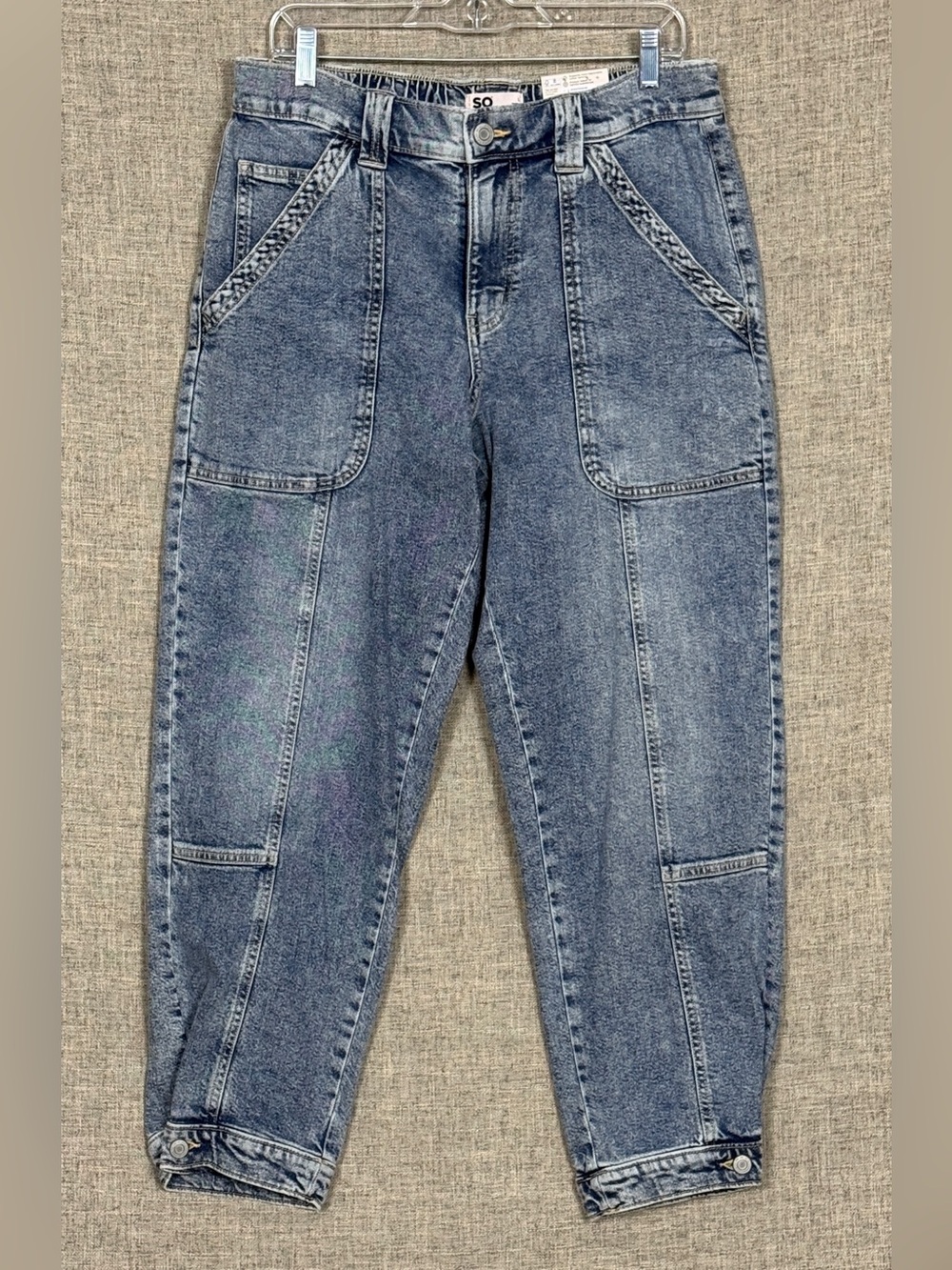 New with Tags SO Womens Acid Washed Mid Rise Jogger NWT